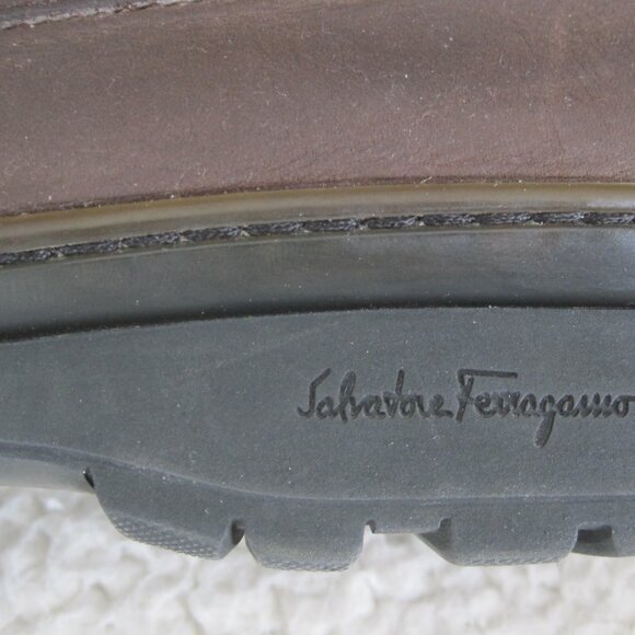 Ferragamo Men\'s Brown Leather Chukka Boots Men\'s Size 8D main image 13